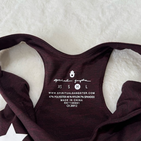 Spiritual Gangster Dreamer Tech Crop Bra Medium - Picture 4 of 6